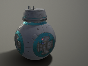 bb-9 e rebels two skins 3D Model