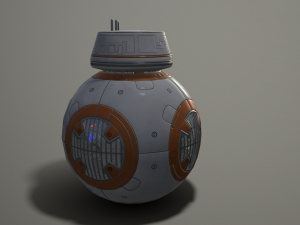 bb-9 e rebels two skins 3D Model
