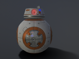 bb-9 e rebels two skins 3D Model