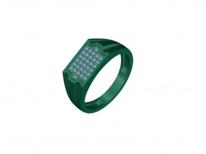 cincin pria Model 3D