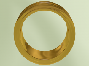ring golden 3D printmodel