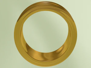 ring golden 3D Print Model