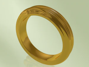 ring golden 3D Print Model