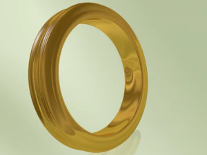 ring golden 3D Print Model