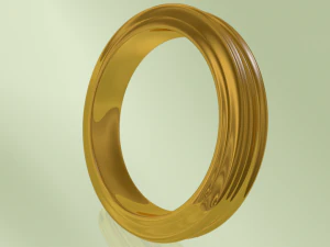 кільце золоте 3D Принт Модель
