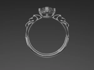 engagement ring 3D Print Model