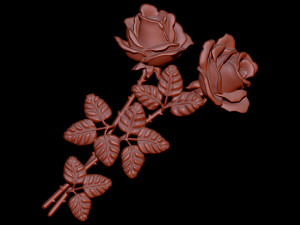 roses 3D 모델