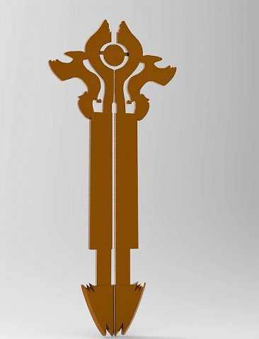 unique sword 3D मॉडल .c4d .max .obj .3ds .fbx .stl .blend 