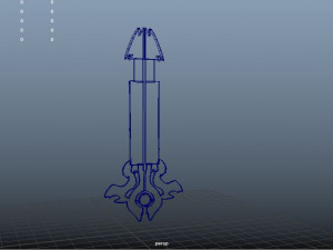 unique sword 3D मॉडल