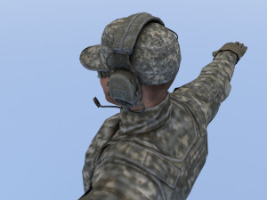 military man character 3D Модель