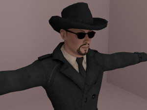 Mafia man Model 3D