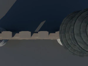 castle gate 3D Model