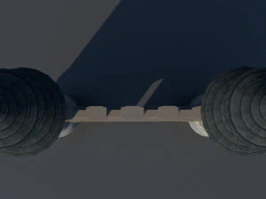 castle gate 3D Model