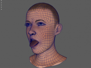 open mouth 3D Model