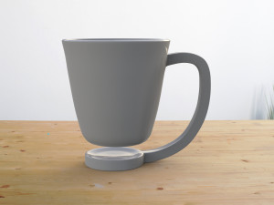 unique coffee mug Model 3D