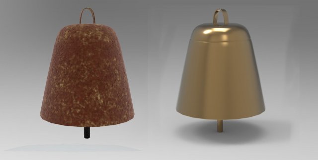 bell 3d 3D 모델 .c4d .max .obj .3ds .fbx .stl .blend 