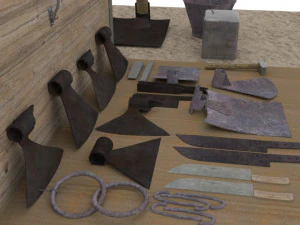 blacksmith assets 3D Model
