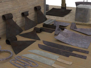 blacksmith assets 3D Model