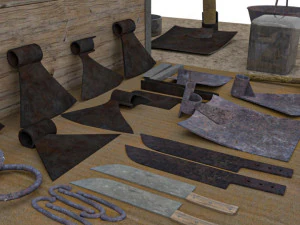 blacksmith assets 3D Model