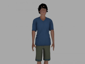 young boy 3Dモデル
