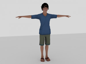 young boy 3D 模型