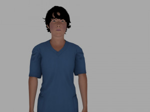 young boy 3D 模型