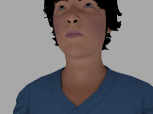 young boy 3D 模型