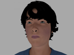 young boy 3D 模型