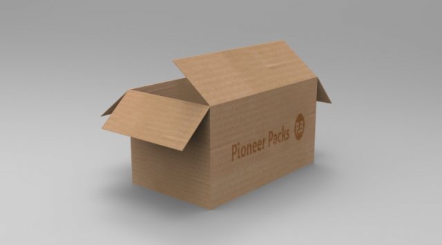 paper box Modello 3D .c4d .max .obj .3ds .fbx .stl .blend 