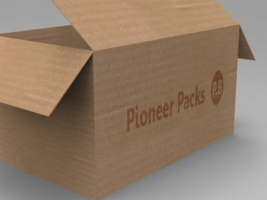 paper box Modello 3D