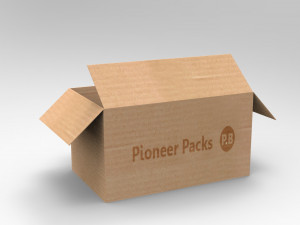 paper box Modello 3D