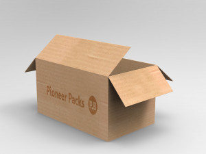 paper box Modello 3D