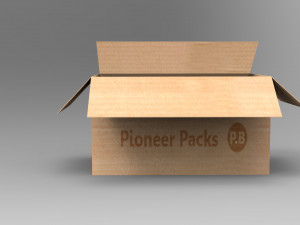 paper box Modello 3D
