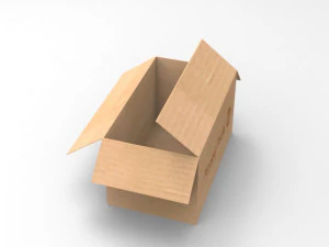 caixa de papel Modelo 3D