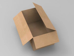 caixa de papel Modelo 3D