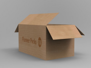 paper box Modello 3D