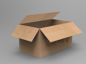 paper box Modello 3D