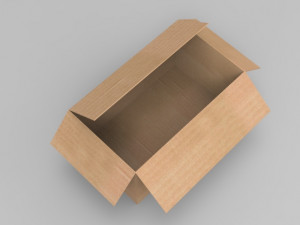 paper box Modello 3D