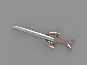 horny sword 3D Model