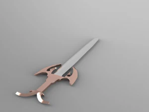 horny sword 3D Model