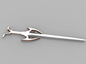 horny sword 3D Model