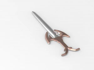 horny sword 3D Model