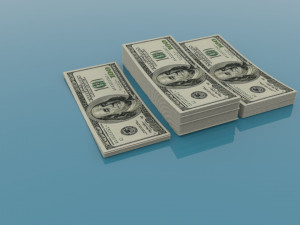 american dollar 100 Modelo 3D