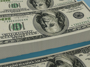 american dollar 100 Modelo 3D