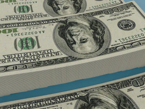 american dollar 100 3D Model