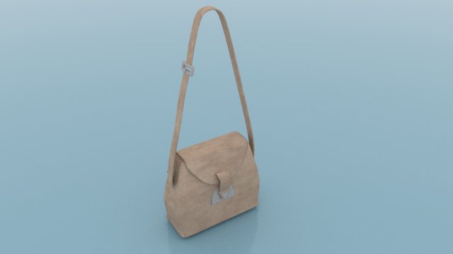 ladies bag 3D 模型 .c4d .max .obj .3ds .fbx .stl .blend 