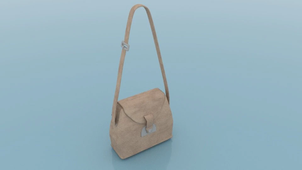 ladies bag 3D Model .c4d .max .obj .3ds .fbx .stl .blend 