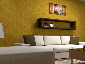 living room interior Modèle 3D