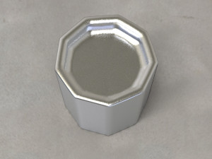l-key bolt Model 3D