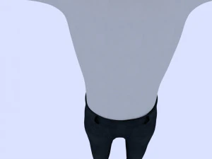 cartoonish man character 3D Model